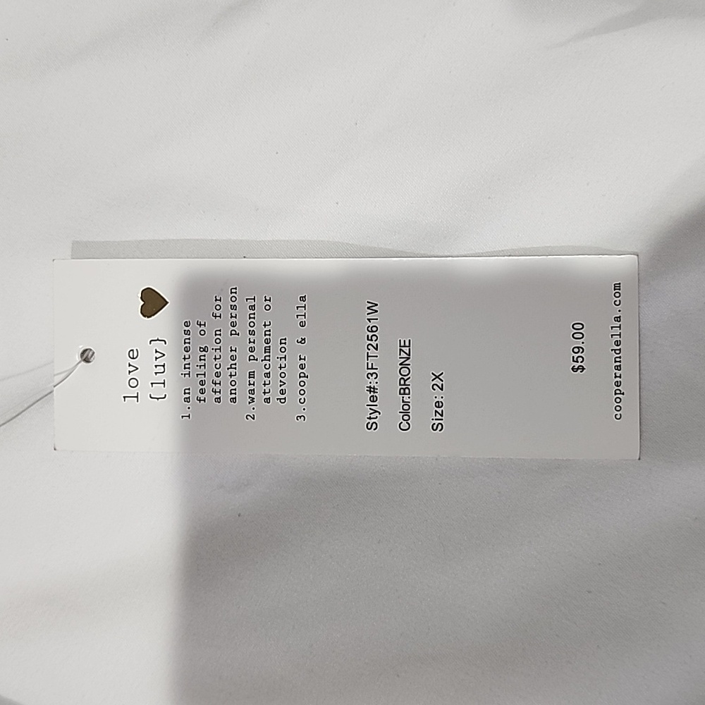 cooper & ella 2X Blouse - Picture 4 of 4